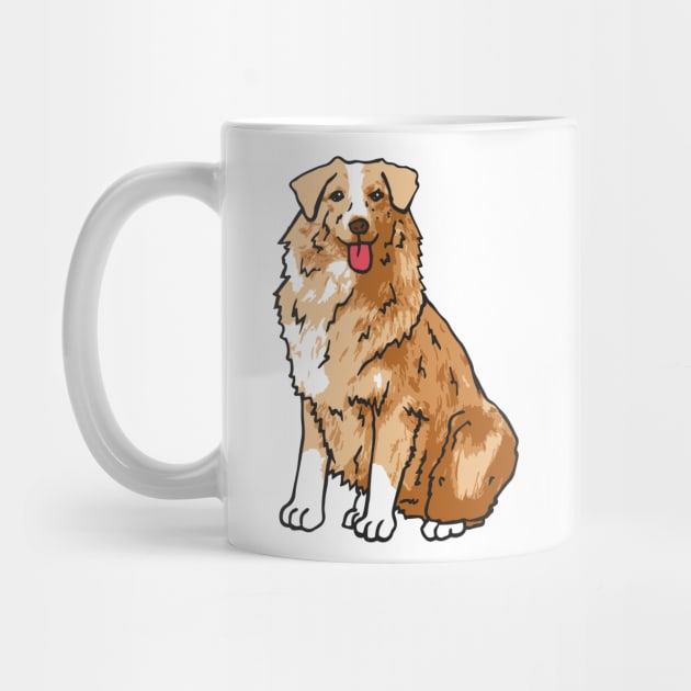 Australian Shepherd Dog Brown by PetinHeart